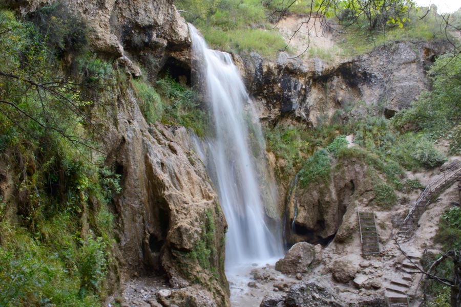 waterfall kyrgyzstan